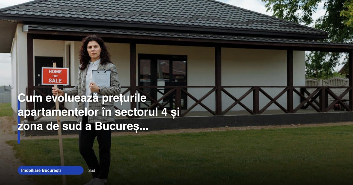 Cum evoluează pret apartamente bucuresti sector 4 în 2026