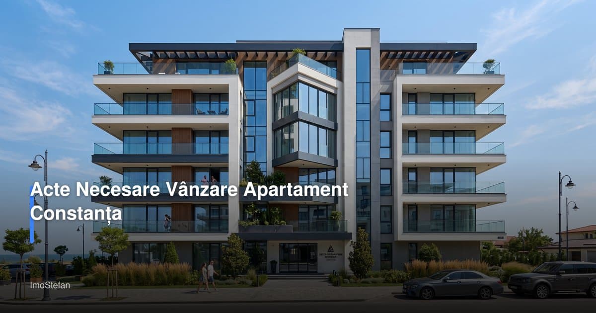 Acte Necesare Vânzare Apartament Constanța